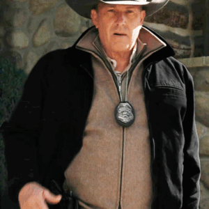 John Dutton Yellowstone Kevin Costner Black Jacket
