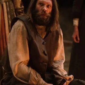 Marc Rissmann Yellowstone 1883 Josef Brown Leather Vest