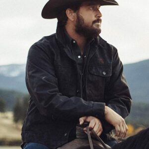 Rip Wheeler Yellowstone Season 5 Part 2 Black Jacket And Hat