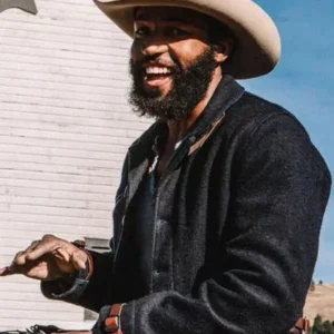 Denim Richards Yellowstone Colby Black Wool Jacket