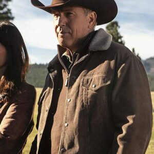 Yellowstone John Dutton Brown Corduroy Jacket
