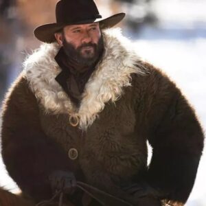 Tim McGraw Yellowstone 1883 James Dutton Brown Fur Coat