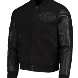 san-francisco-49ers-black-varsity-jacket